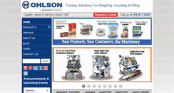 Desktop Screenshot of ohlsonpack.com