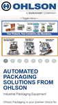 Mobile Screenshot of ohlsonpack.com